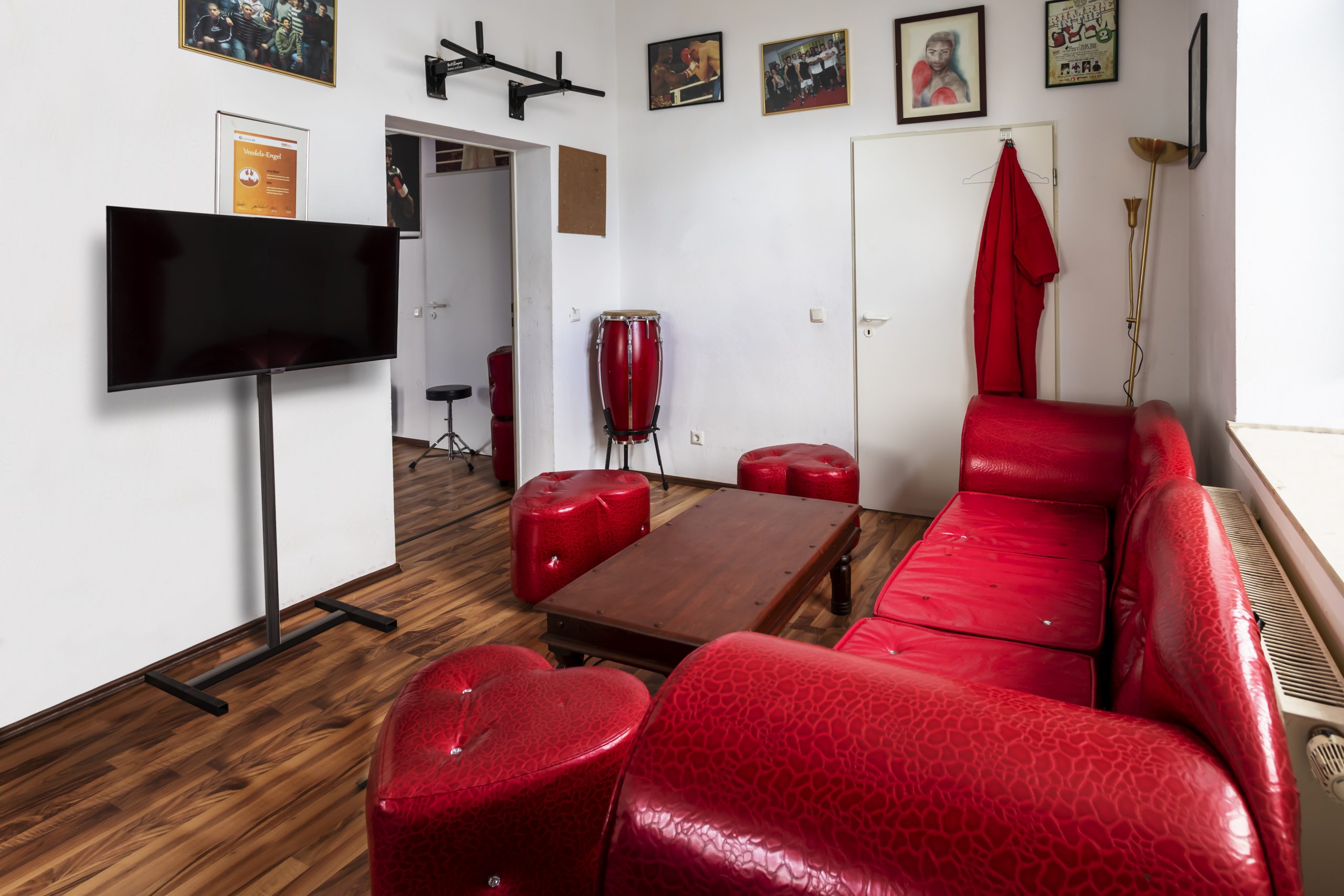 Ankommen und Austausch im Boxing Gym